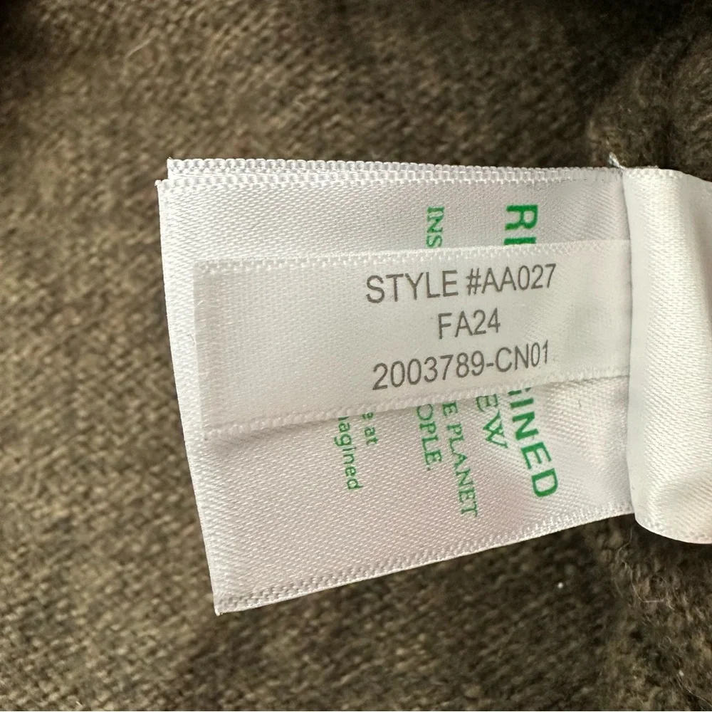 J. Crew Olive Green Crewneck Sweater In Super Soft Lambswool Blend